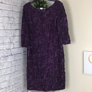 Evening dress BEAUTIFUL PLUM